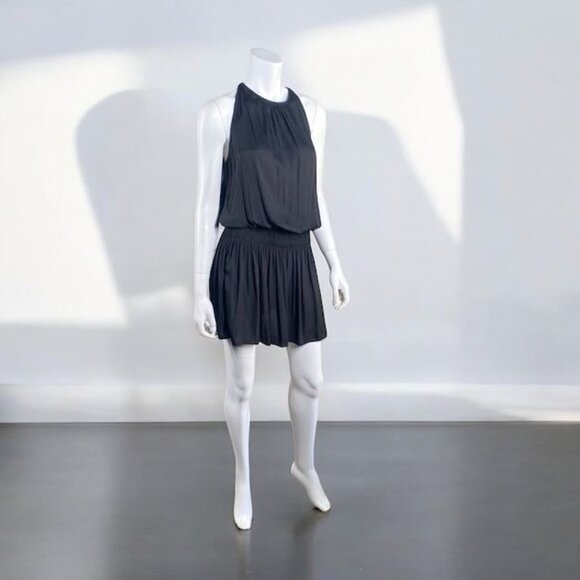 Modern Citizen Blouson Mini Dress Sleeveless Black, Size Medium - Picture 3 of 15